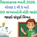 Vidhayasahayak Bharti 2026